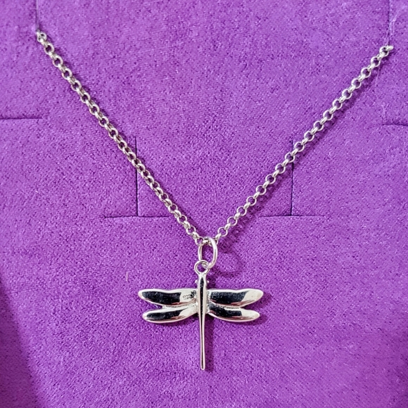 NIB Dragonfly Necklace Silver 925 by MURU Jewellery London - Picture 7 of 10